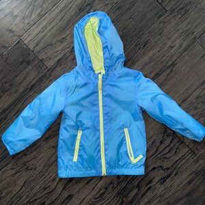 Cat & Jack Blue and Yellow Hooded Jacket